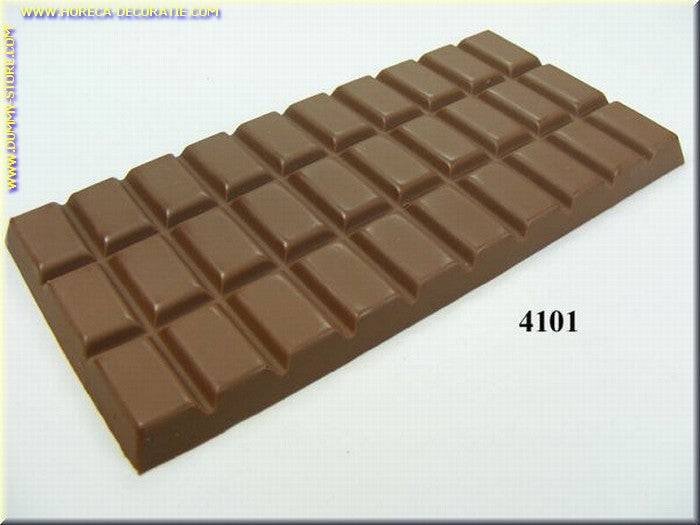 Chocolade tablet MELK groot (dummy) 17x8 cm