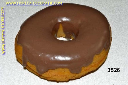 Donut bruin - namaak (9x3 cm) summy