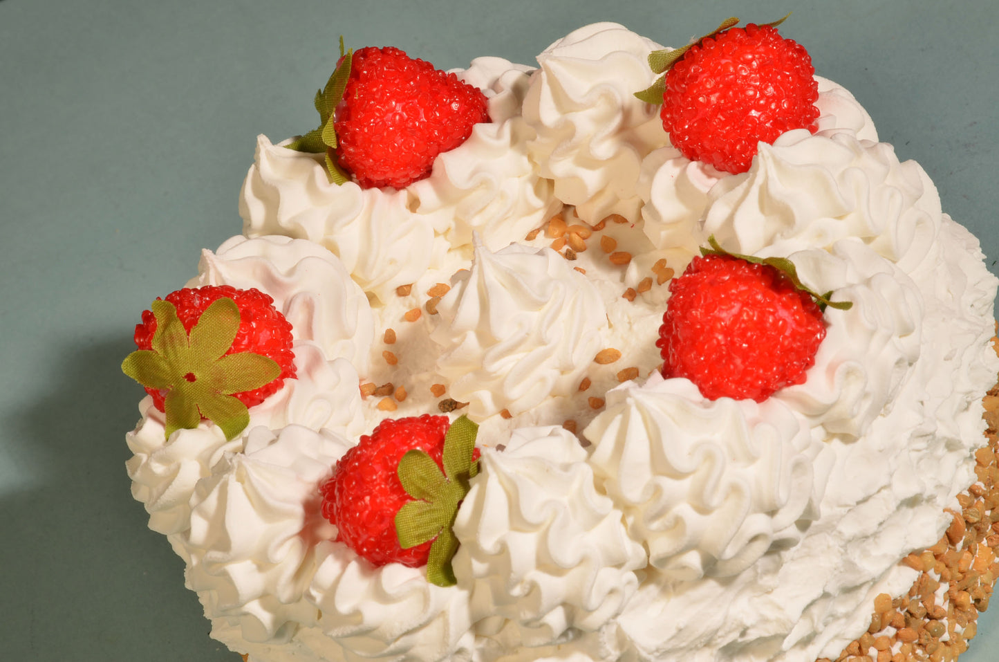 Aardbeien Slagroom taart (namaak) Ø 14 cm - dummy