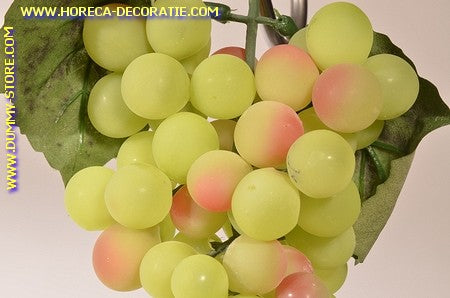 Druiven, tros, ZACHT GROEN, Lengte 27 cm, breedte 9 cm  dummy - imitatie