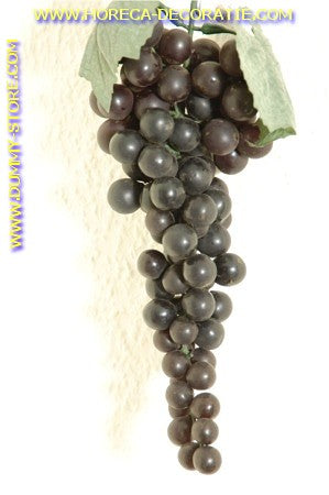 Druiven, tros, BLAUW , Lengte 30 cm, breedte 12 cm  dummy - imitatie