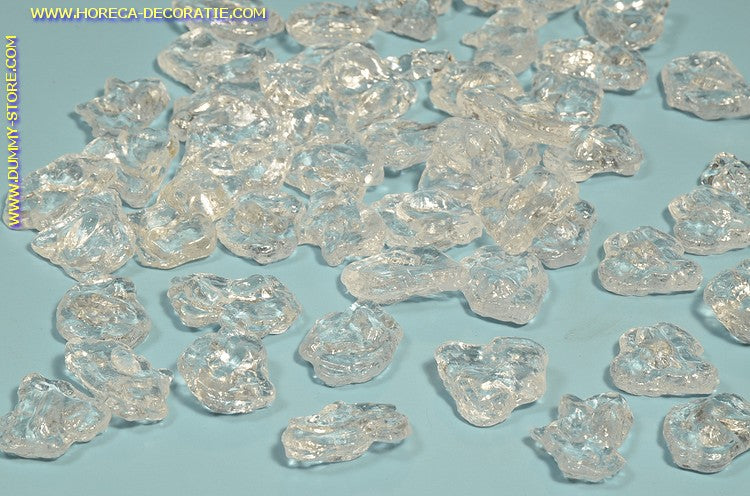 IJsblokjes, schilferijs, 50 stuks - dummy namaak imitatie