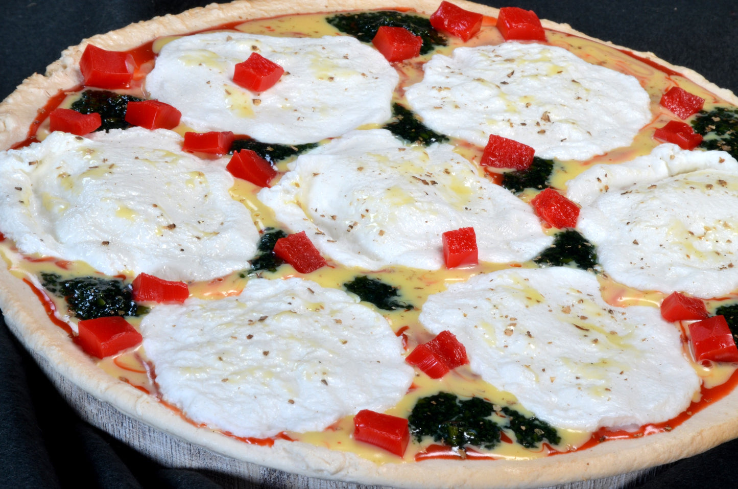 Pizza, mozzarella 24 cm - namaak DUMMY