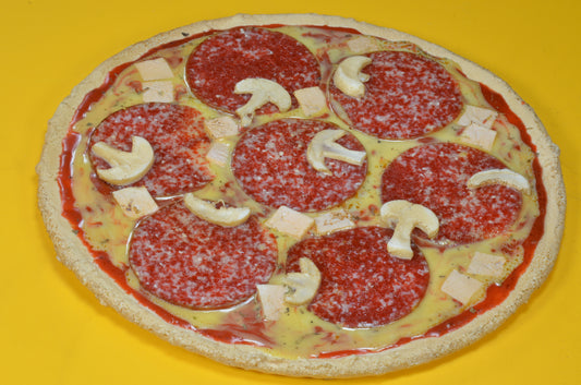 Pizza Salami dummy - namaak - 25 cm handwerk