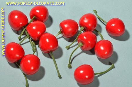 Kersen 10 stuks ROOD - Ø 30 mm dummy - imitatie - namaak