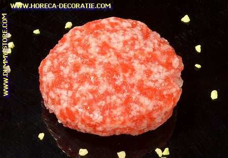 Biefstuk Tartaar - rauwe Hamburger - dummy 8x2 cm