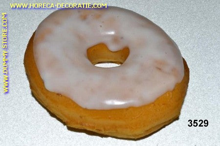 Donut wit - namaak (9x3 cm) dummy