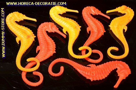 Zeepaardjes assortiment, 6 stuks (decoratie) dummy