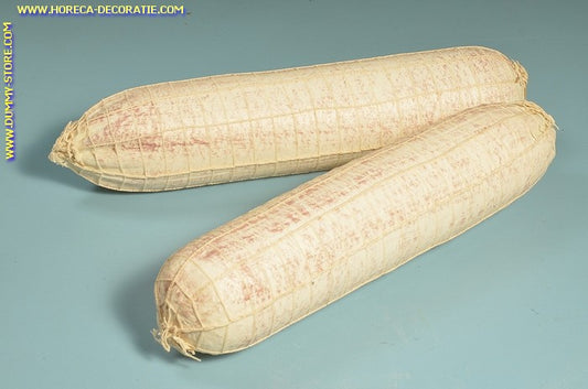 Witte salami in net, 2 stuks (W4) - 90x400 mm - dummy