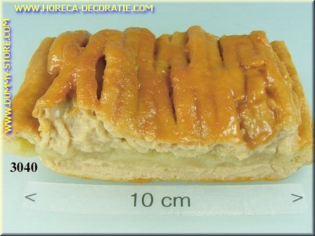 Appeltaart, rechthoekig - namaak - dummy