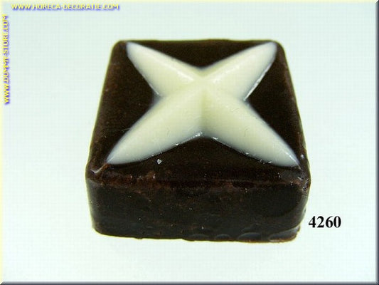 Praline, ster, 3 stuks