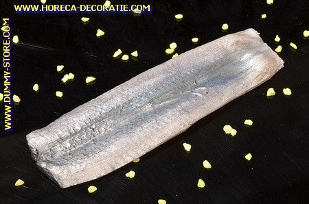 Haring filet, 16x5 cm (dummy) imitatie - namaak dummy