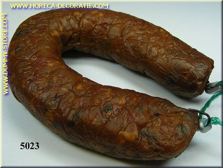 Boeren leverworst ring - namaak - dummy - imitatie