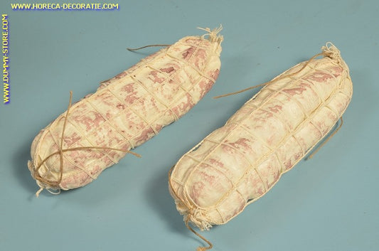 Salami, wit, 2 stuks (W1) - 50x180 mm - dummy