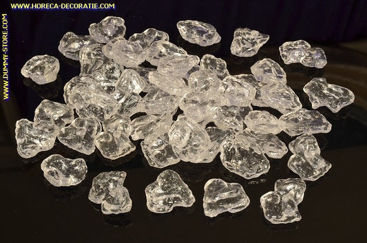 IJsblokjes, schilferijs, 50 stuks - dummy namaak imitatie