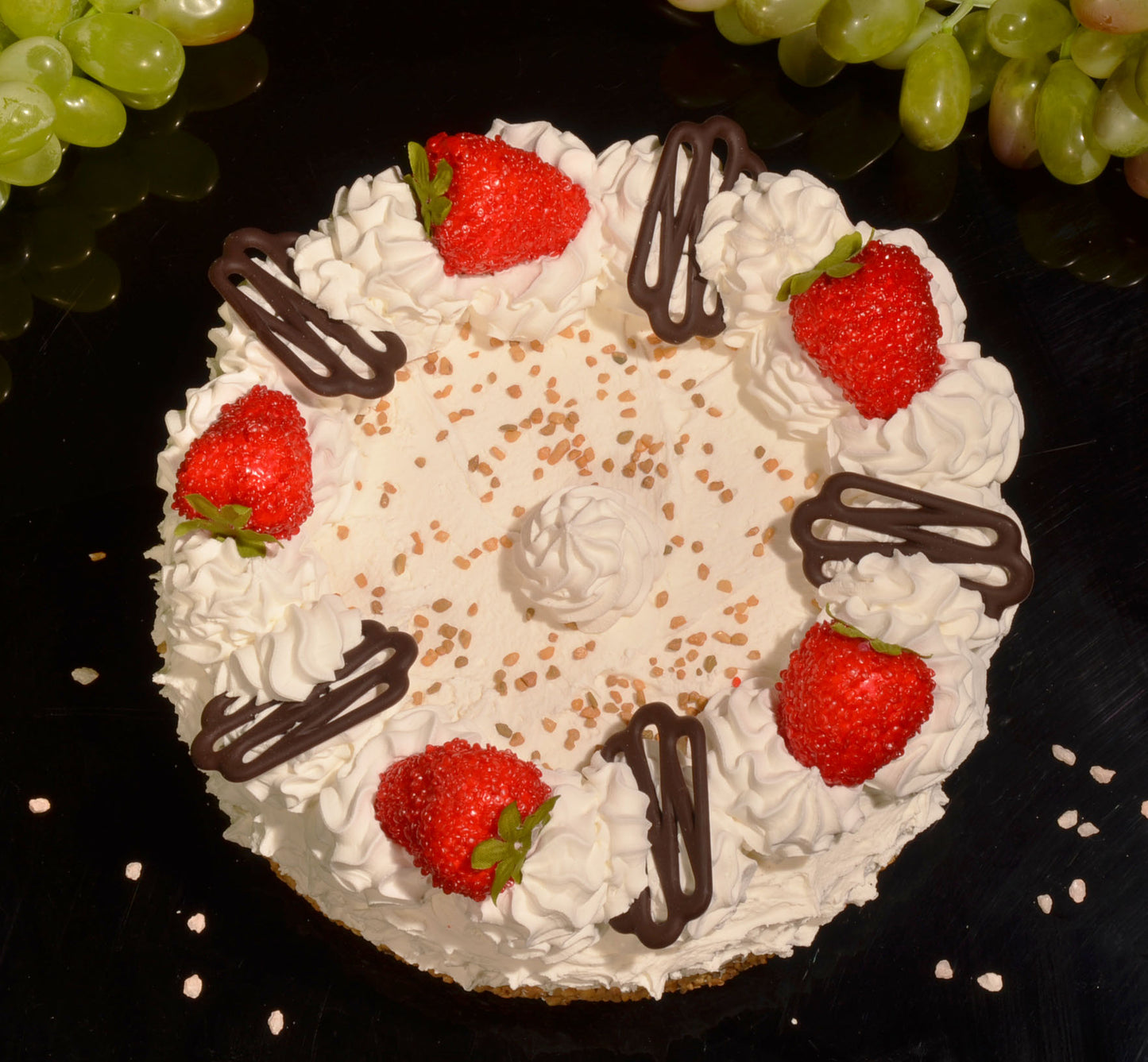 Aardbei Slagroom taart (namaak) Ø 23 cm dummy